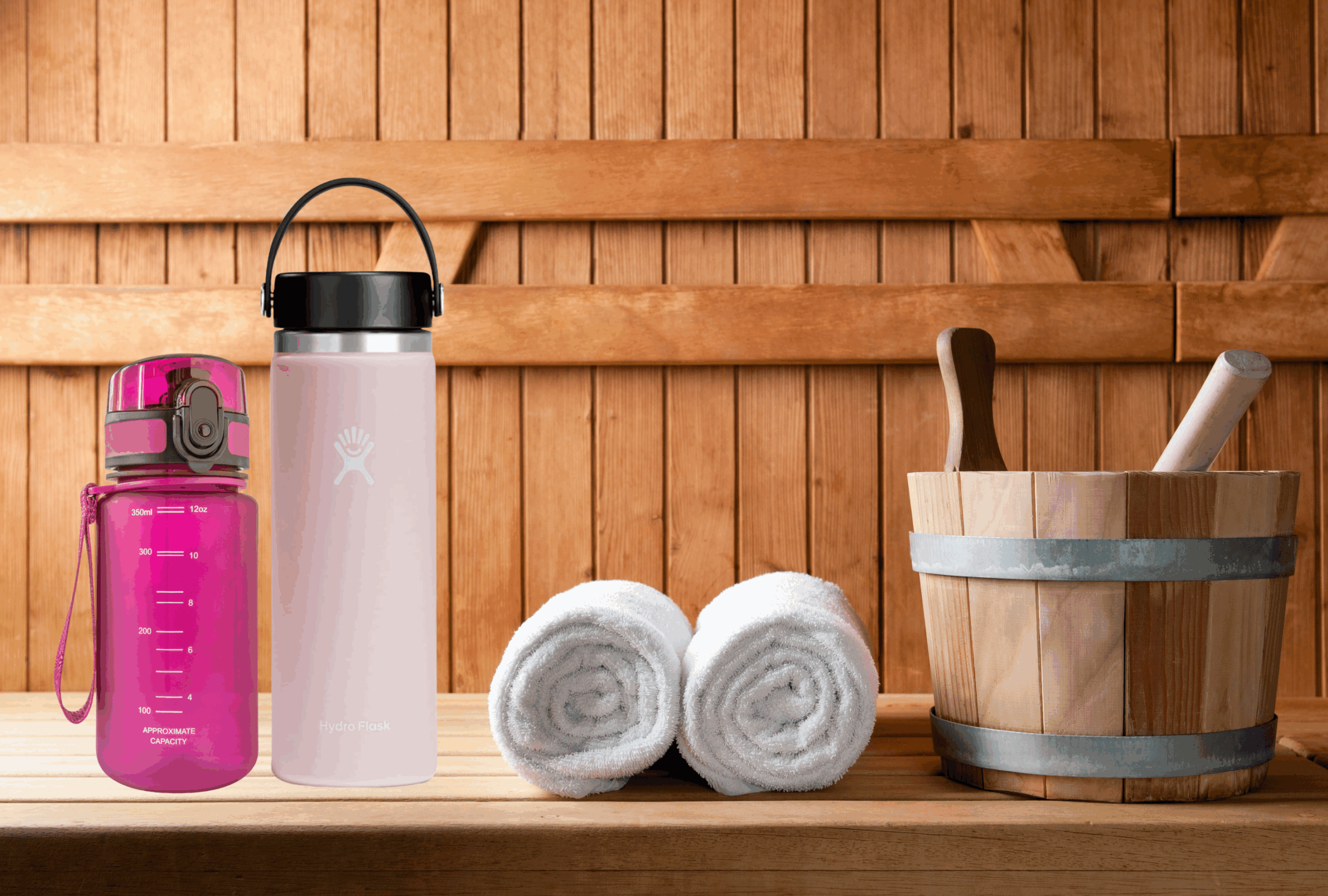 Why You Should Never Bring Plastic Water Bottles Into a Sauna
